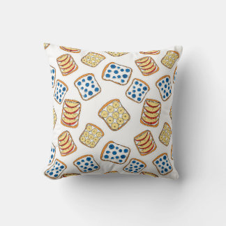 Seamless pattern of toast cushion
