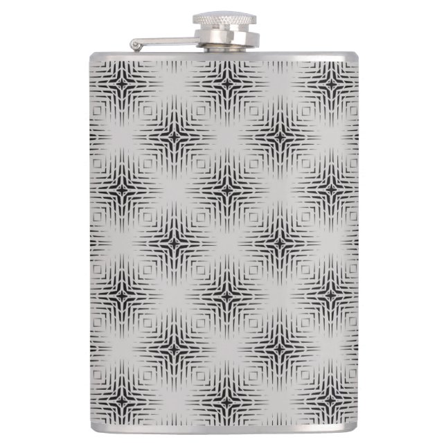 seamless pattern on flask (Front)