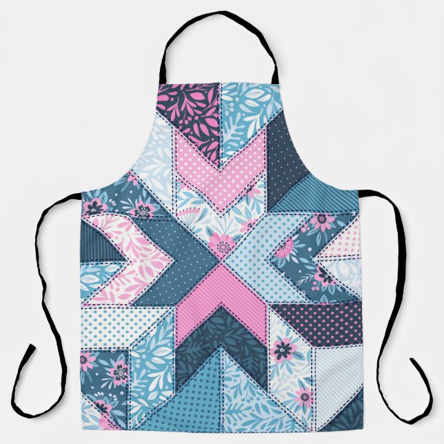 Seamless pattern. Patchwork.  Apron (Front)