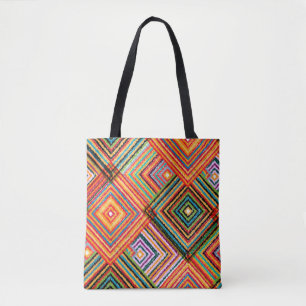 Seamless pattern patchwork design. Creative backgr Tote Bag