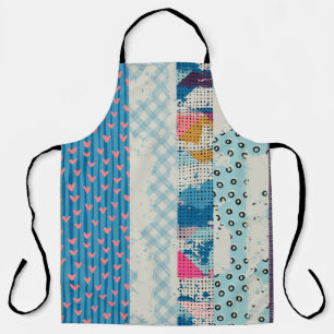 Seamless pattern, patchwork tiles.  apron