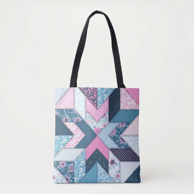 Seamless pattern. Patchwork.  Tote Bag (Front)