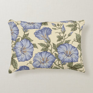 Seamless pattern. Petunia wildflowers set. Beautif Decorative Cushion