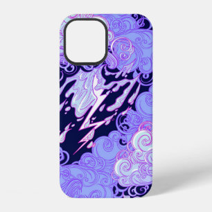 Seamless pattern. Retro style curly decorative clo iPhone 12 Case