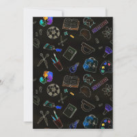 Seamless pattern school supplies, school