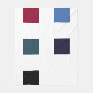 Seamless pattern. Skew brush strokes and elements Fleece Blanket