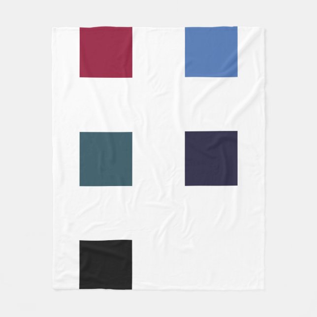 Seamless pattern. Skew brush strokes and elements  Fleece Blanket (Front)