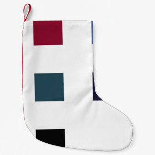 Seamless pattern. Skew brush strokes and elements  Small Christmas Stocking