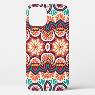 Seamless pattern. Vintage decorative elements. Han iPhone 12 Case