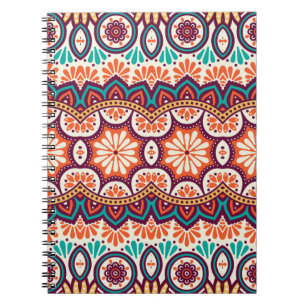 Seamless pattern. Vintage decorative elements. Han Notebook