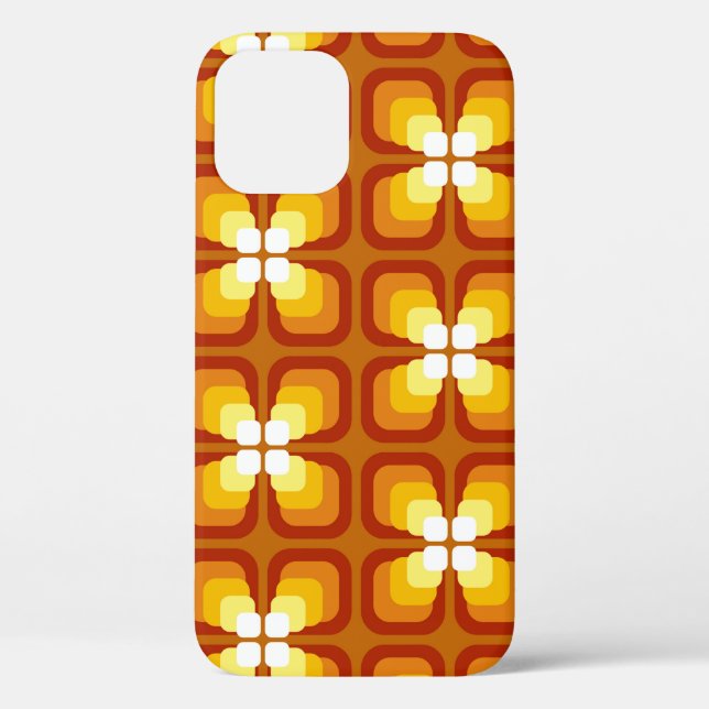 Seamless pattern with abstract floral elements and Case-Mate iPhone case (Back)