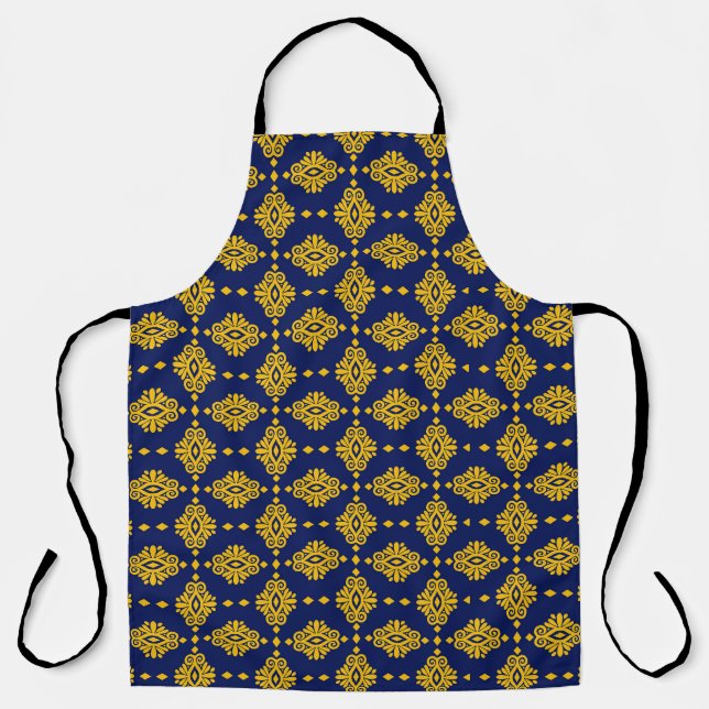 Seamless Pattern With Abstract Geometric Style.  Apron (Front)