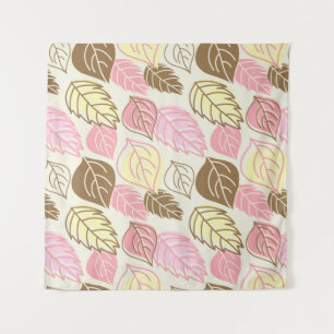 Seamless pattern with autumn leafs tapestry