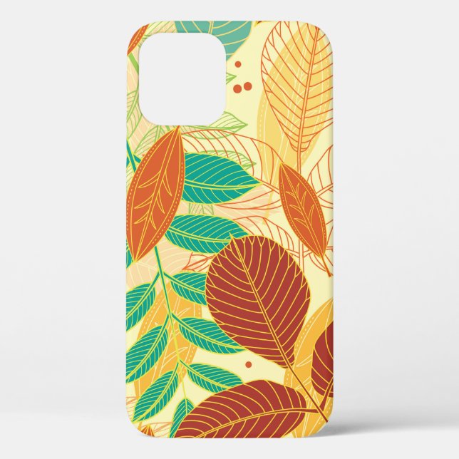 Seamless pattern with autumn leaves  Case-Mate iPhone case (Back)