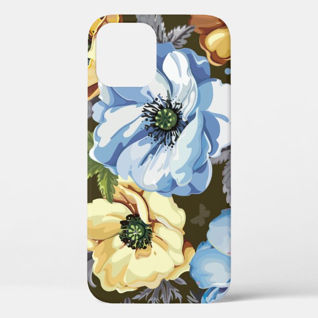Seamless pattern with beautiful bouquet blossoming Case-Mate iPhone case (Back)