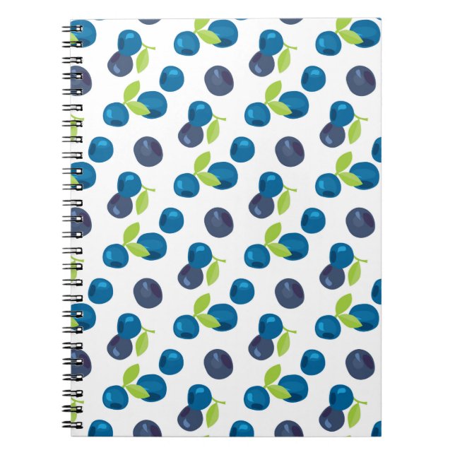 Seamless pattern with berries notebook (Front)