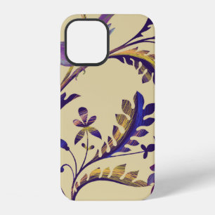 Seamless pattern with birds and branches with exot iPhone 12 case