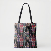 Seamless pattern with birds feathers. Tribal art a