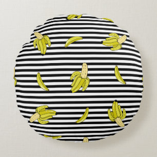 Seamless pattern with cartoon patch badges with ba round cushion