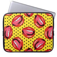 Seamless pattern with cartoon patch badges with li
