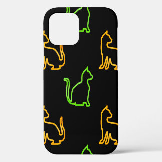 Seamless pattern with catsabstract,animal,art,arti iPhone 12 case