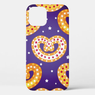 Seamless pattern with Christmas sweets. Vintage il iPhone 12 Case