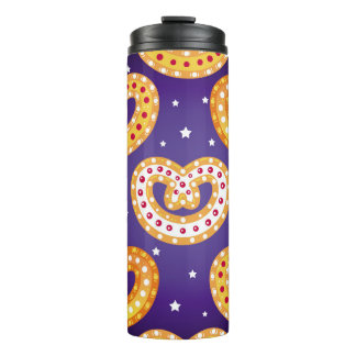 Seamless pattern with Christmas sweets. Vintage il Thermal Tumbler