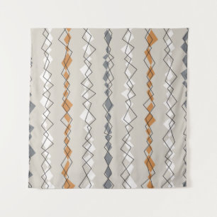 Seamless pattern with colourful stripes tapestry