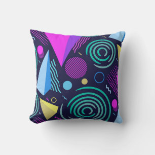 Seamless pattern with different kinds of geometric cushion