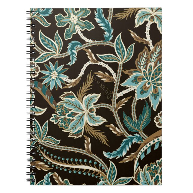 Seamless pattern with ethnic Japanese ornament ele Notebook (Front)