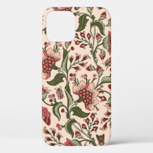 Seamless pattern with fantasy flowers, natural wal iPhone 12 case