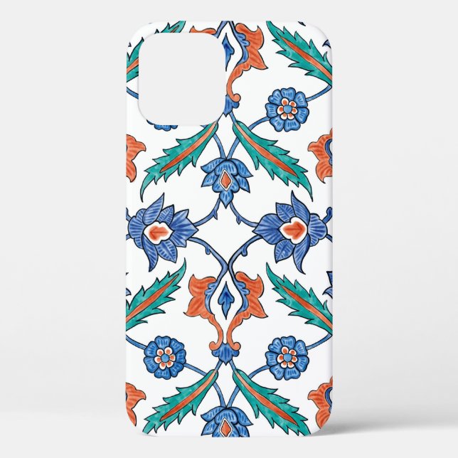 Seamless pattern with floral ornament imitating me Case-Mate iPhone case (Back)