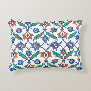 Seamless pattern with floral ornament imitating me decorative cushion