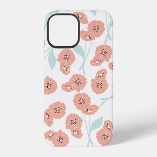 Seamless pattern with flowers and floral elements, iPhone 12 case