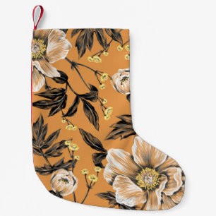 Seamless pattern with flowers.art,floral,pattern,c small christmas stocking