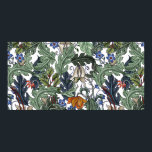 Seamless pattern with flowers in art deco style. M Poster<br><div class="desc">Seamless pattern with flowers in art deco style. Modern trendy print</div>