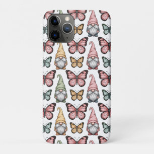 Seamless Pattern with Gnomes and Butterflies Case-Mate iPhone Case