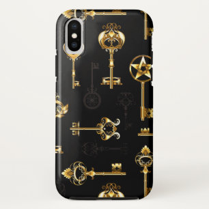 Seamless Pattern with Golden Keys Case-Mate iPhone Case