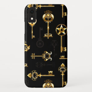 Seamless Pattern with Golden Keys Case-Mate iPhone Case
