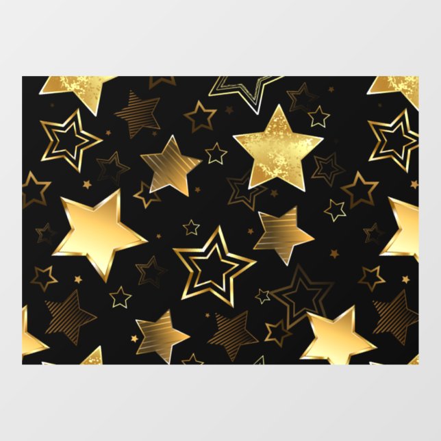 Seamless pattern with Golden Stars (Sheet)