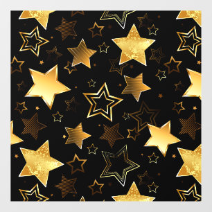 Seamless pattern with Golden Stars