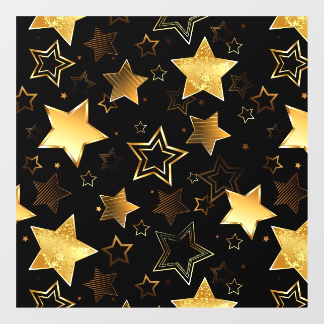 Seamless pattern with Golden Stars (Sheet)