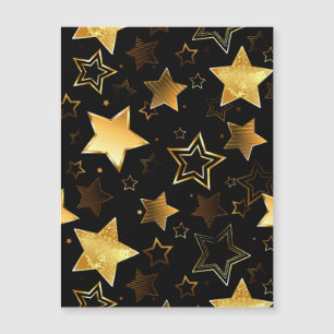 Seamless pattern with Golden Stars