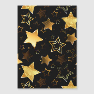 Seamless pattern with Golden Stars