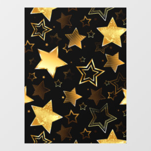 Seamless pattern with Golden Stars