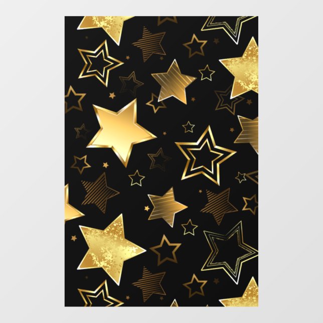 Seamless pattern with Golden Stars (Sheet)