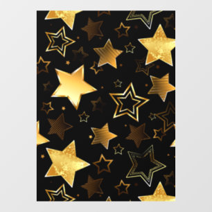 Seamless pattern with Golden Stars