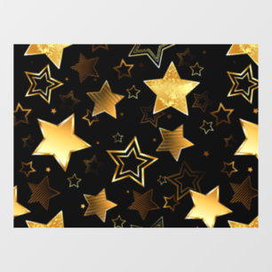 Seamless pattern with Golden Stars