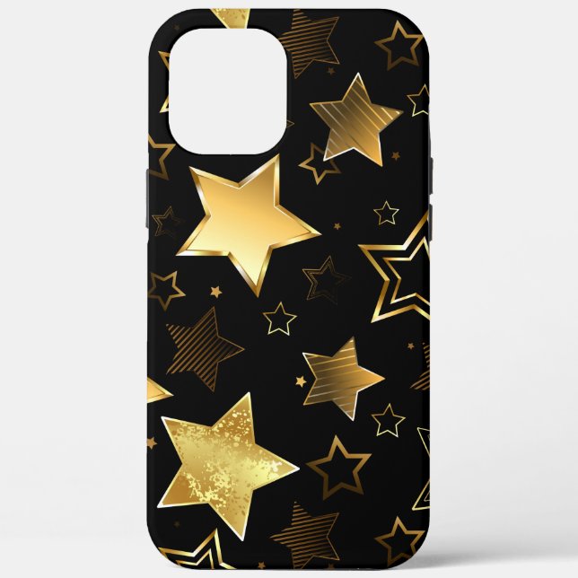 Seamless pattern with Golden Stars Case-Mate iPhone Case (Back)