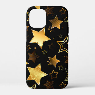Seamless pattern with Golden Stars iPhone 12 Mini Case
